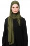Asya - Hijab Pratique Viscose Kaki