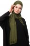 Asya - Hijab Pratique Viscose Kaki