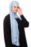 Asya - Hijab Pratique Viscose Bleu Clair