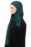 Asya - Hijab Pratique Viscose Vert Foncé