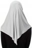 Ava - Hijab Al Amira Gris Clair One-Piece - Ecardin