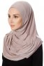 Ava - Hijab Al Amira Gris Pierre One-Piece - Ecardin
