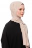 Aylin - Hijab Medine Silk Beige - Gülsoy