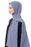 Aylin - Hijab Medine Silk Indigo - Gülsoy