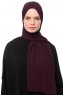Aylin - Hijab Medine Silk Violet Foncé - Gülsoy