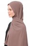 Aylin - Hijab Medine Silk Taupe - Gülsoy