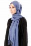 Aysel - Hijab Pashmina Mer Bleue - Gülsoy