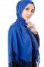 Aysel - Hijab Pashmina Bleu Foncé - Gülsoy