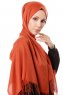 Aysel - Hijab Pashmina Pale Red - Gülsoy
