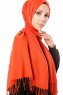 Aysel - Hijab Pashmina Rouge Brique - Gülsoy