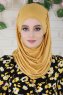Wilda - Hijab En Coton Moutarde