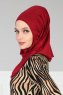 Wilda - Hijab En Coton Bordeaux