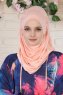 Wilda - Hijab En Coton Vieux Rose