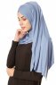Betul - Hijab 1X Jersey Indigo - Ecardin