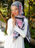 Capella - Hijab à Motifs Rose - Sal Evi