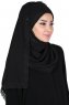 Carin - Hijab Chiffon Pratique Noir