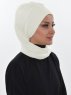 Carmen Creme Praktisk Hijab Ayse Turban 325422-3