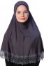 Ceylan - Hijab 2-Piece Al Amira Gris Foncé