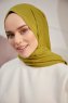 Silky Plain - Hijab Olive Verte