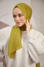 Silky Plain - Hijab Olive Verte