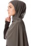 Derya - Hijab Pratique Chiffon Kaki