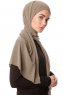 Derya - Hijab Pratique Chiffon Olive Verte