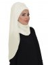 Diana Creme Praktisk Hijab Ayse Turban 326217-3