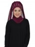 Diana Plommon Praktisk Hijab Ayse Turban 326216-1