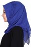 Disa - Hijab Chiffon Pratique Bleu