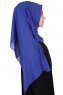 Disa - Hijab Chiffon Pratique Bleu