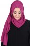 Disa - Hijab Chiffon Pratique Fuchsia
