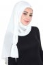 Disa - Hijab Chiffon Pratique Blanc Cassé