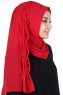 Disa - Hijab Chiffon Pratique Rouge