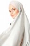 Duru - Hijab Jersey Gris Clair & Vieux Rose
