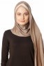 Duru - Hijab Jersey Taupe Foncé & Taupe