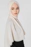 Ece Ljus Beige Pashmina Hijab Sjal Halsduk 400043c