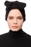 Enfleda - Turban Noir & Bordeaux