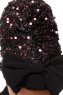 Enfleda - Turban Noir & Bordeaux