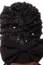 Enfleda - Turban Noir & Noir