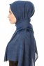Esana - Hijab Bleu Marin - Madame Polo