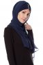 Evren - Chiffon Hijab Bleu Marin