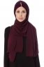 Evren - Chiffon Hijab Prune
