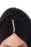 Evren - Chiffon Hijab Noir