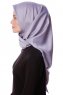 Eylul - Hijab Rayon Carré Gris