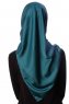 Eylul - Hijab Rayon Carré Vert Foncé