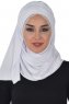 Filippa - Hijab Coton Pratique Blanc - Ayse Turban