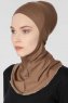Filiz Mörk Taupe XL Ninja Hijab Underslöja Ecardin 200709a