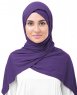 Gentian Violet Lila Viskos Jersey Hijab 5VA80c