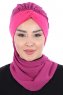 Gill - Hijab Pratique Fuchsia & Fuchsia