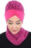 Gill - Hijab Pratique Fuchsia & Fuchsia